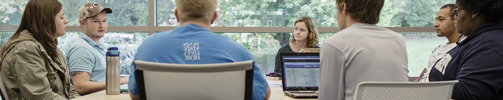 Students working in the CEED Center