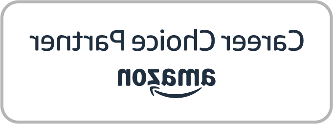 Amazon logo with text reading "Career Choice Partner"